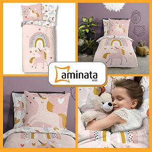 Детское хлопковое постельное белье Aminata Kids с молнией, 135 см x 200 см, серое synthetic.ua - Фото 1
