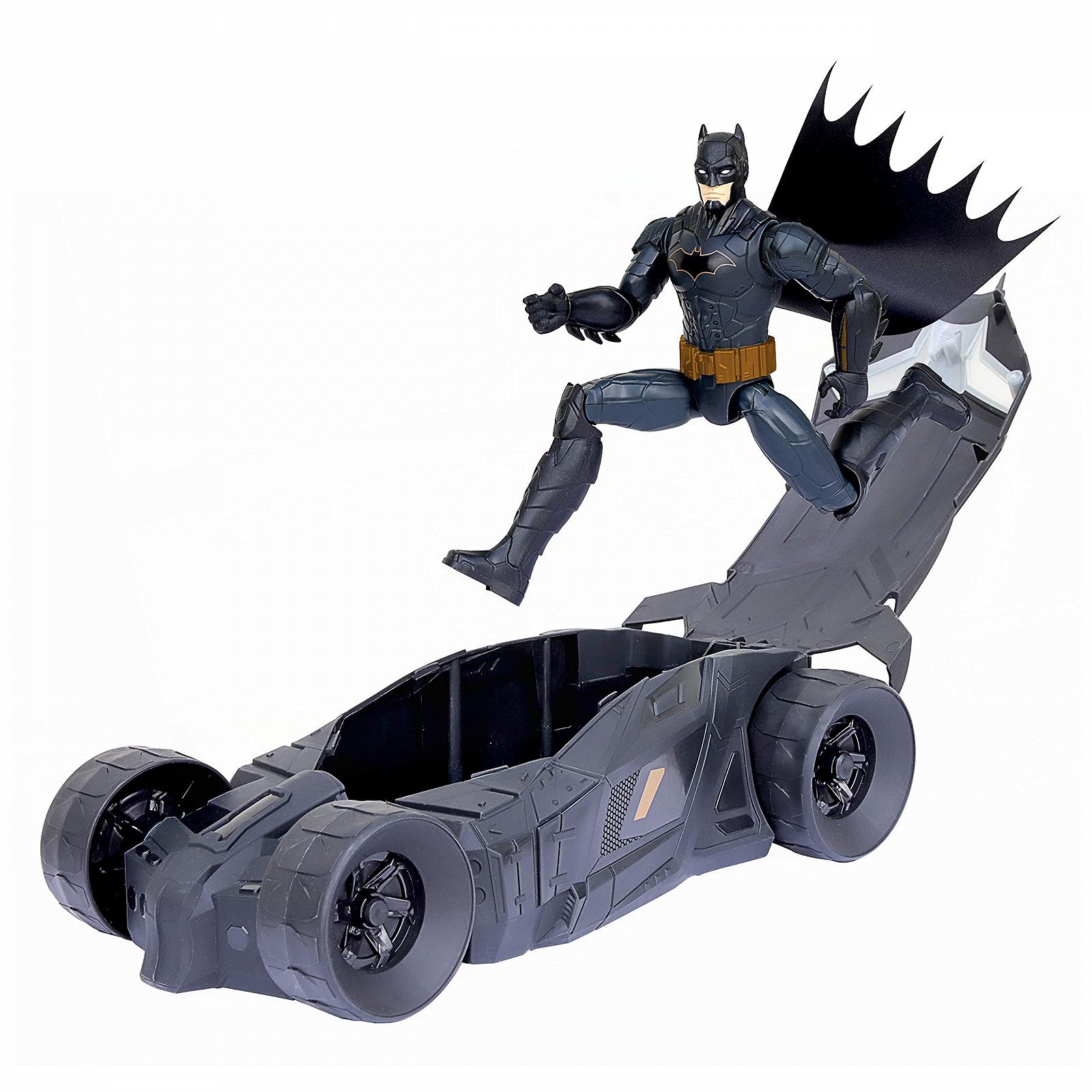 Бетмобіль Batman з відкривним капотом, включає ексклюзивну фігурку Бетмена 30 см, фото №2