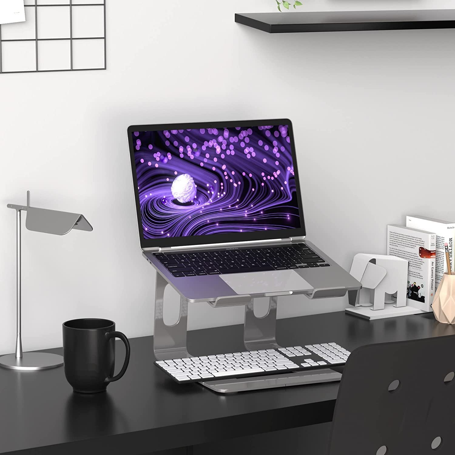 Подставка для ноутбука Honju Серебристый, фото №6 Подставка для ноутбука Honju Серебристый, фото №6