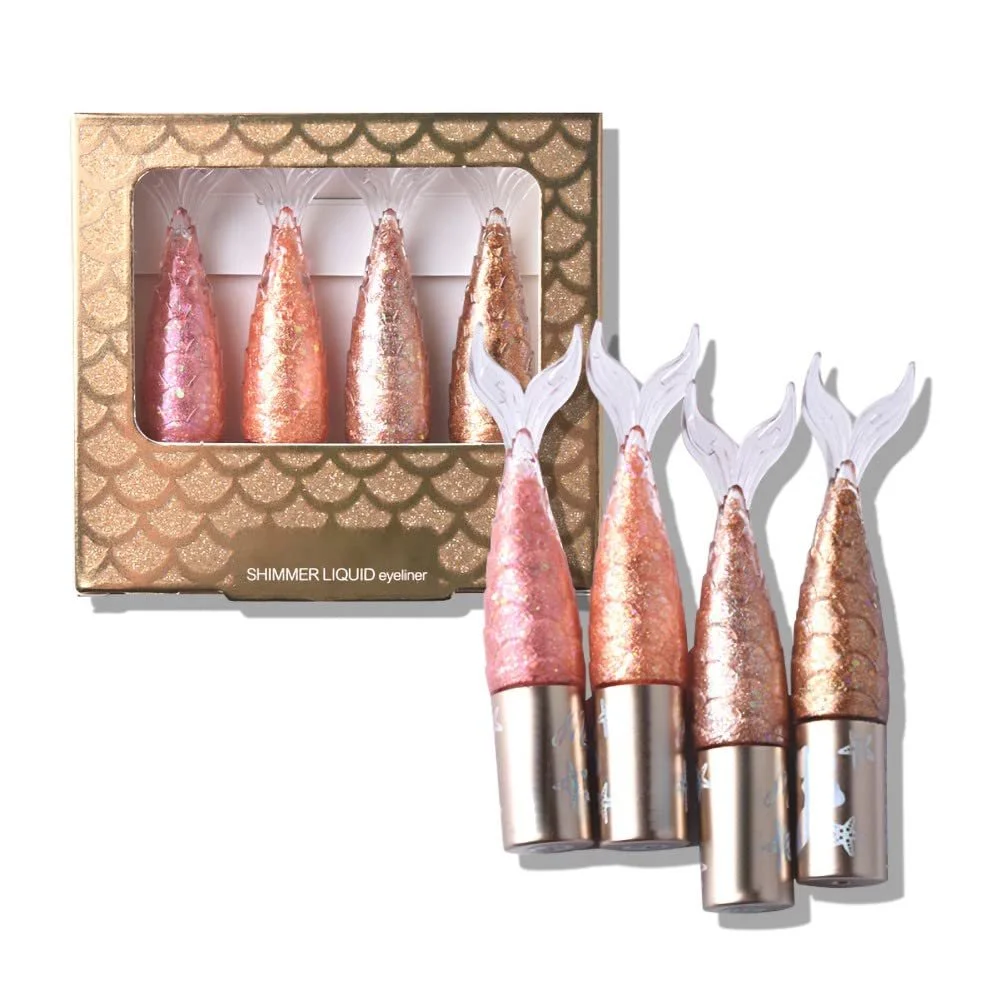 Карандаш для глаз Allbesta с блестками и металлическим эффектом, фото №5