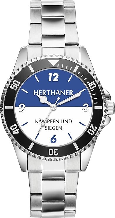 Женские часы KIESENBERG Herthaner Подарок Болельщику D-21163 33 мм Металлический ремешок Черный, фото №1