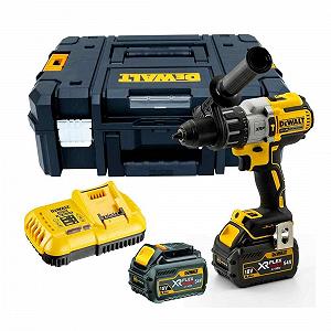 Дрель-шуруповерт DeWalt DCD991T2 18 В бесщёточный 6.0 А·ч в кейсе T-Stak - Фото 1
