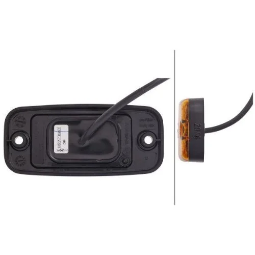 Боковой габаритный фонарь HELLA 2PS 345 600-011 для DAF IVECO SCANIA VOLVO DOLL, фото №2