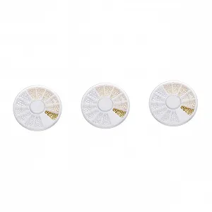 Набор страз для ногтей FRCOLOR, 3 шт, 12 дизайнов, блестки, наклейки, DIY, набор металлических патчей, 3D - Фото 1