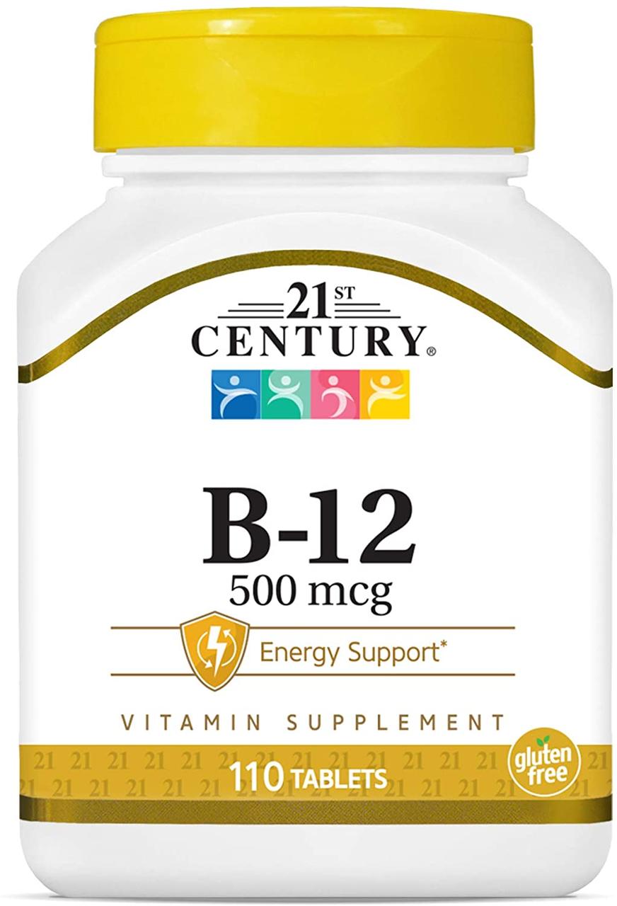 B-12, 500 mcg 110 Tablets, фото №1