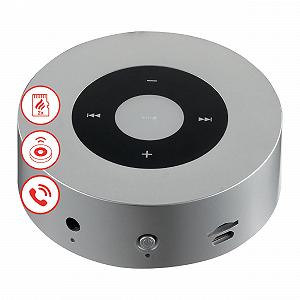 Портативна колонка KAMINIO Knister Moritz Потужний музичний центр з камінними звуками Bluetooth AUX Мікрофон Акумулятор Срібний - Фото 1