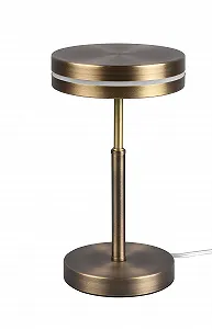 Настільна лампа Trio Leuchten Franklin 526510104 LED Antique Brass Metal 6 Watt - Фото 1