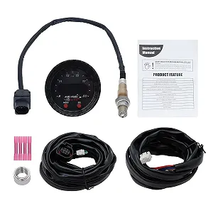 Широкосмуговий датчик співвідношення повітря/палива KAOLALI 30-0300 X-Series UEGO 52мм Чорний - Фото 1