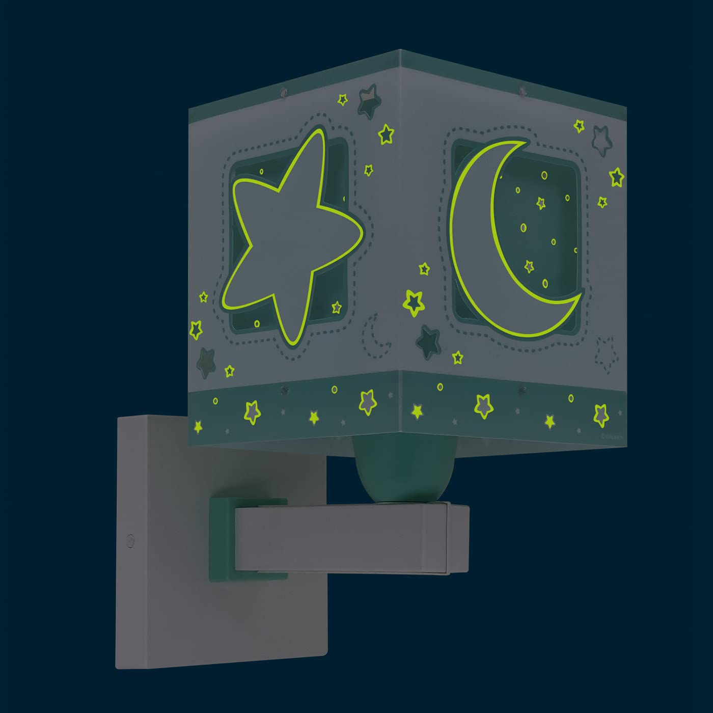 Светильник Dalber Moonlight Луна и звезды Зелёный, фото №5