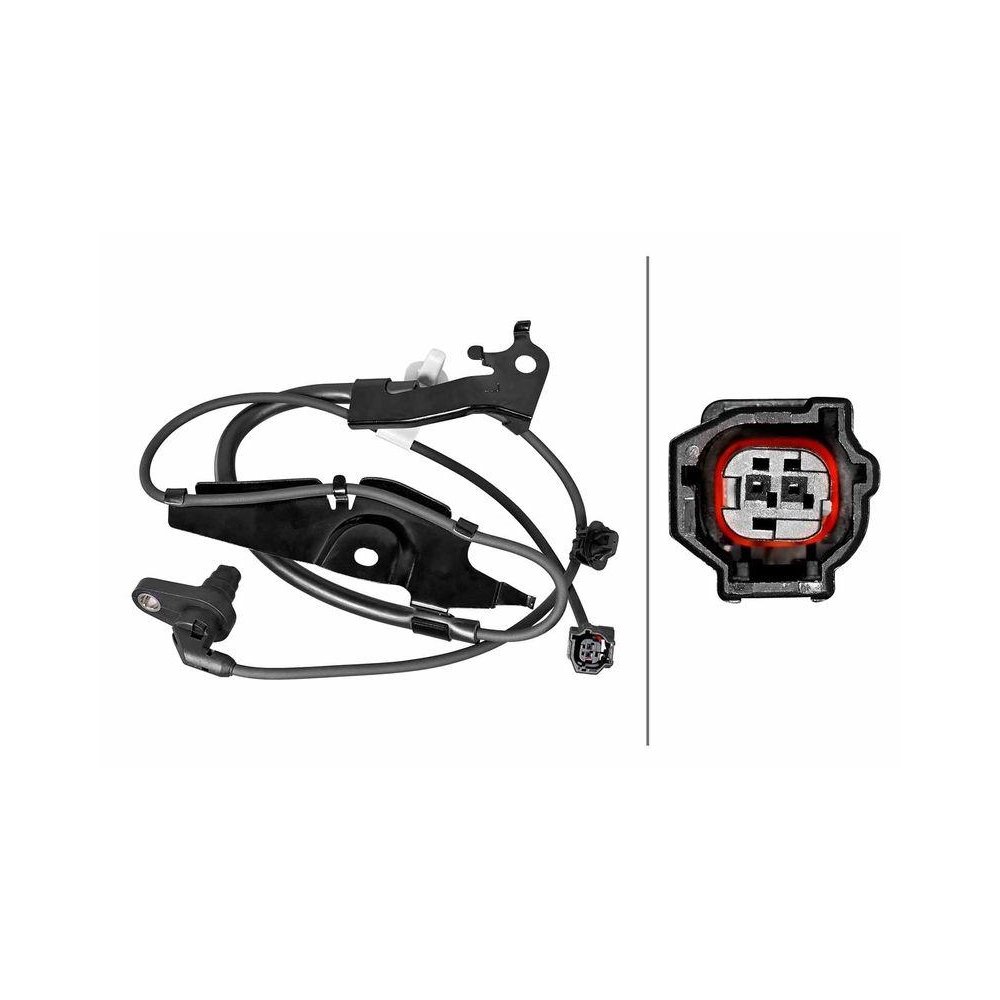 Датчик частоты вращения колеса HELLA 6PU 358 219-231 для TOYOTA LEXUS, передняя ось, фото №1