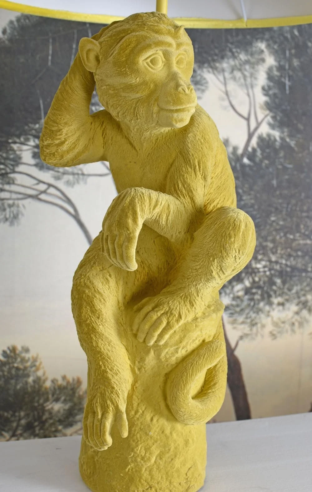 Настольная лампа Palazzo Monkey cw629 65 см Золотая, фото №4