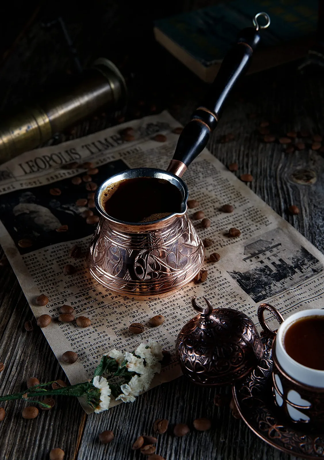 Кавник DEMMEX Cezve/Ibrik Мідний 300 мл, фото №9