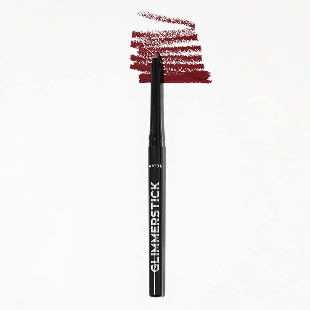 Контурный карандаш для губ Avon Glimmerstick Red Brick с витамином E, фото №3