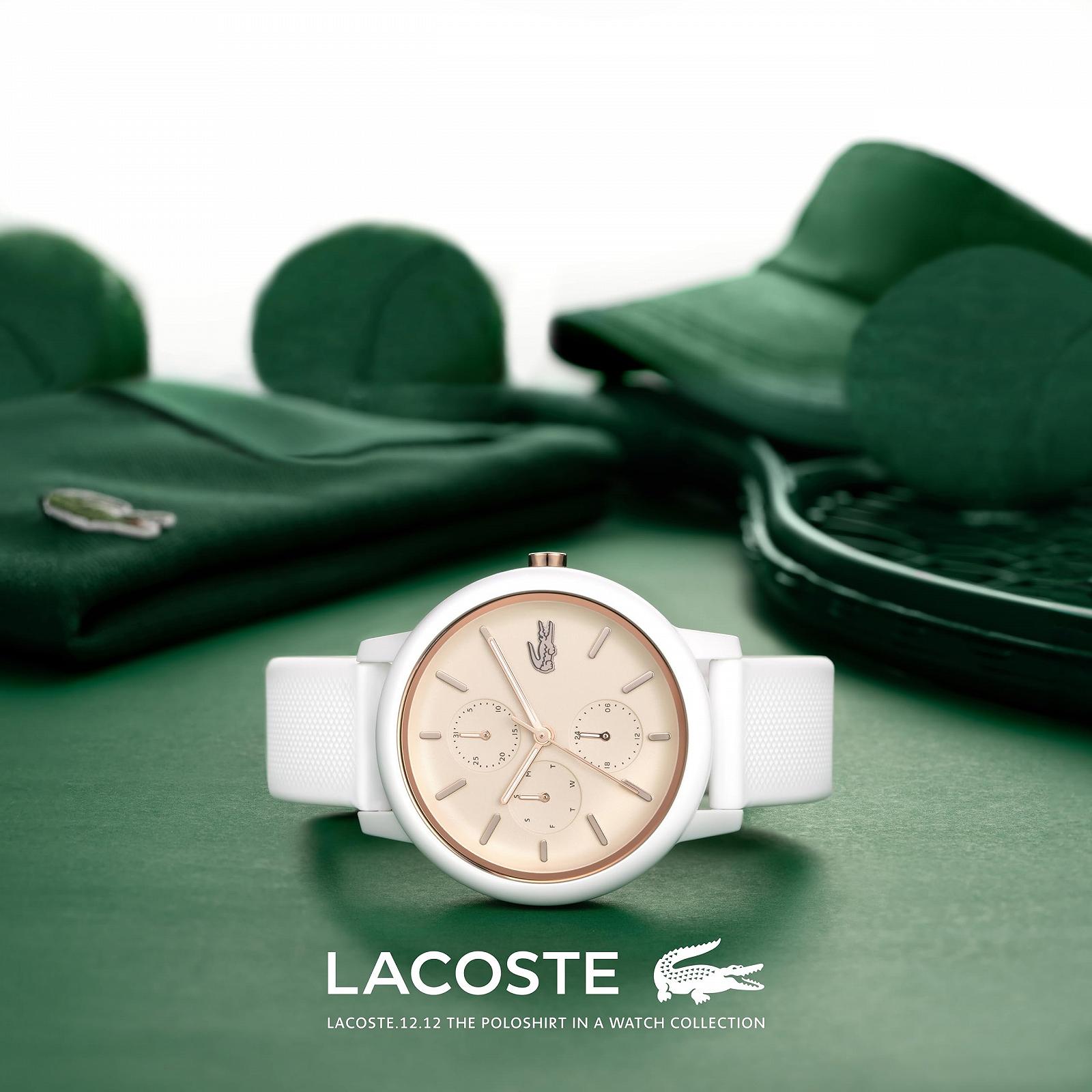 Жіночий годинник Quartz Lacoste Lacoste.12.12 Multi Dial з силіконовим ремінцем, фото №7