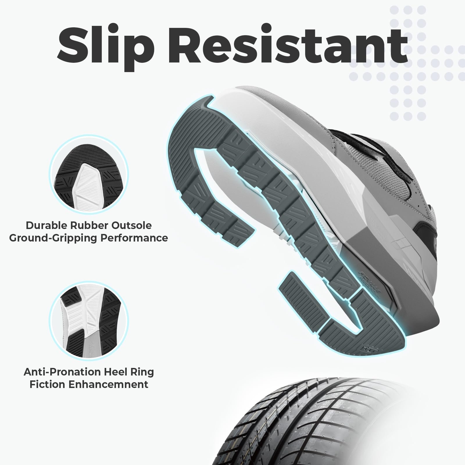 Кросівки FitVille надширокі з застібкою-липучкою, фото №4