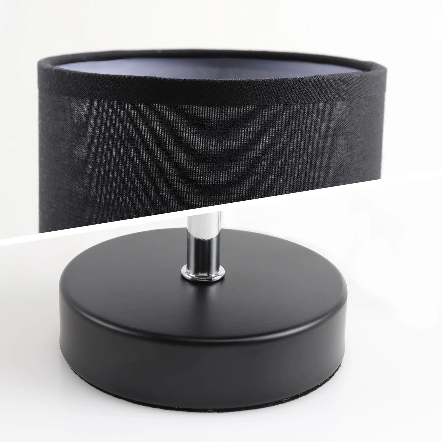 Настільна лампа приліжкова LED 6 Вт E27 3 колірні температури Чорна, фото №5