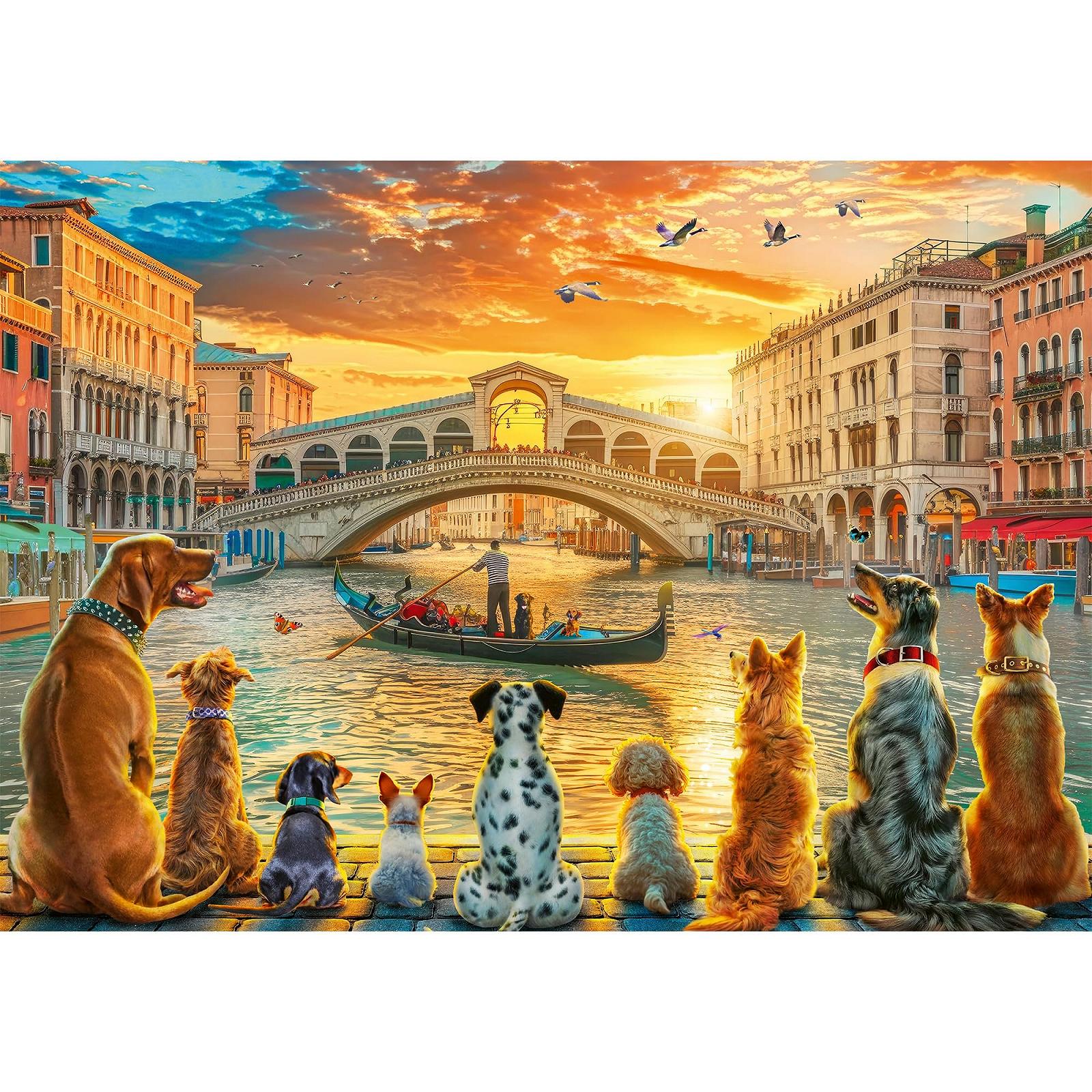 Пазл Trefl Dogs in Venice 1000 деталей, фото №2
