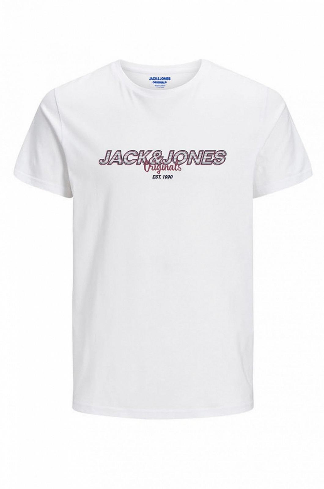 Футболка JORBOOSTER TEE SS CREW NECK MAR 21 12191907  Jack&Jones Білий 2XL, фото №1