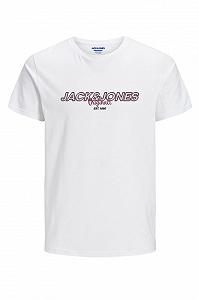 Футболка JORBOOSTER TEE SS CREW NECK MAR 21 12191907  Jack&Jones Білий 2XL - Фото 1