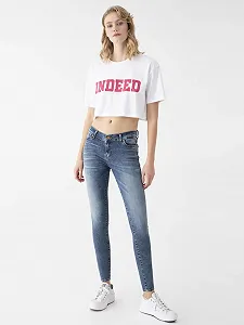 Джинси LTB Jeans Slim LONIA - Normal Waist Slim-Fit Jeans з еластиком - LONIA BLAU (Sailor 51787) Синій 28W synthetic.ua - Фото 1