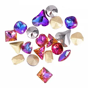 Наклейки для ногтей Toyvian 20 шт декоративные для ногтей украшения для ногтей маникюрные аксессуары подходят для DIY дизайна ногтей дома - Фото 1