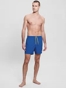 Плавки GUESS Alpha Regular ADVENTURE Синій synthetic.ua - Фото 1