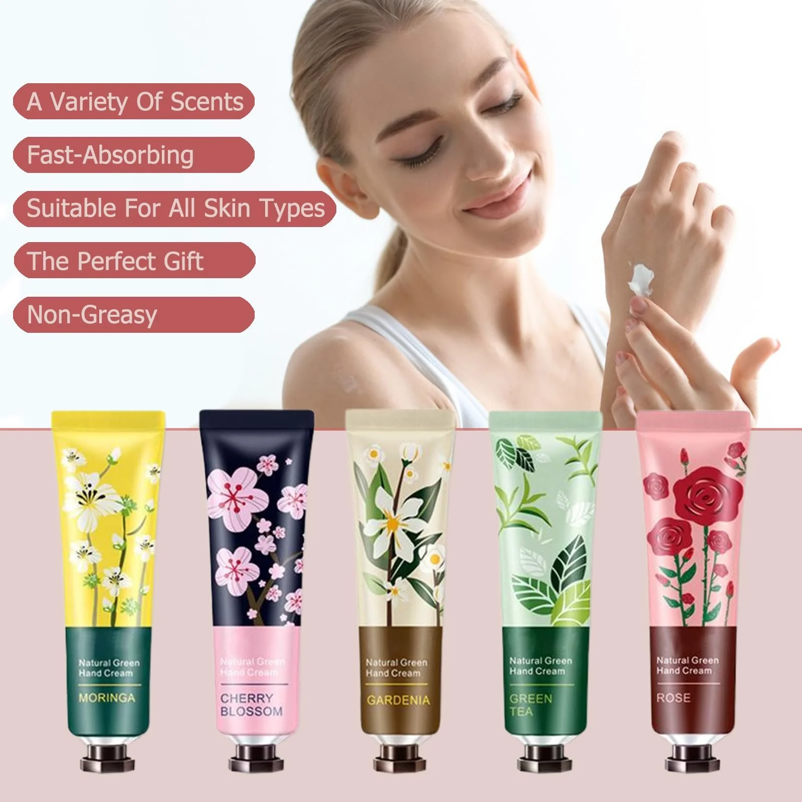 Крем для рук Міні Набір з 10 різдвяних подарунків Зволожуючий крем для рук і ніг, фото №4