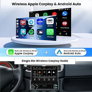 Автомагнітола Hikity / 7" / Сенсорна / Apple CarPlay / Android Auto / Bluetooth / USB / AUX / 1DIN ціна на synthetic.ua - Фото 1 Автомагнітола Hikity / 7" / Сенсорна / Apple CarPlay / Android Auto / Bluetooth / USB / AUX / 1DIN synthetic.ua - Фото 1