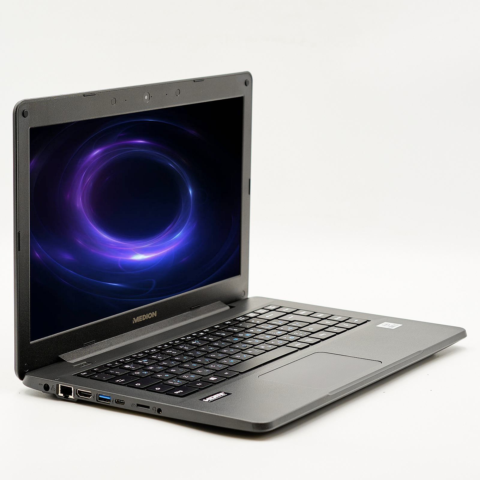 Ноутбук 14" Medion (Lenovo Group) E14412 | Intel Core i5-10210U | TN (1366x768) HD | RAM DDR4 16 ГБ | SSD 512 ГБ | Intel Graphics | LAN RJ-45 | Win11 (4137), фото №2