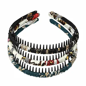 Обруч для волосся з гребінцем VOCOSTE, 3 шт. - Фото 1