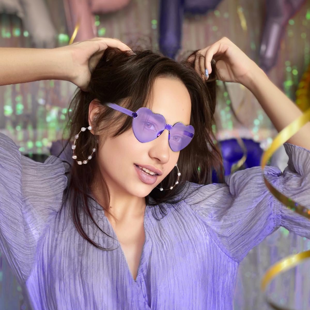 Сонцезахисні Окуляри Jagowa Серцеподібні Багатокольорові, фото №4 Сонцезахисні Окуляри Jagowa Серцеподібні Багатокольорові, фото №4