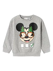 Толстовка NAME IT для хлопчиків Nmmsello Mickey Nreg Sweat Box Bru Wdi - Фото 1