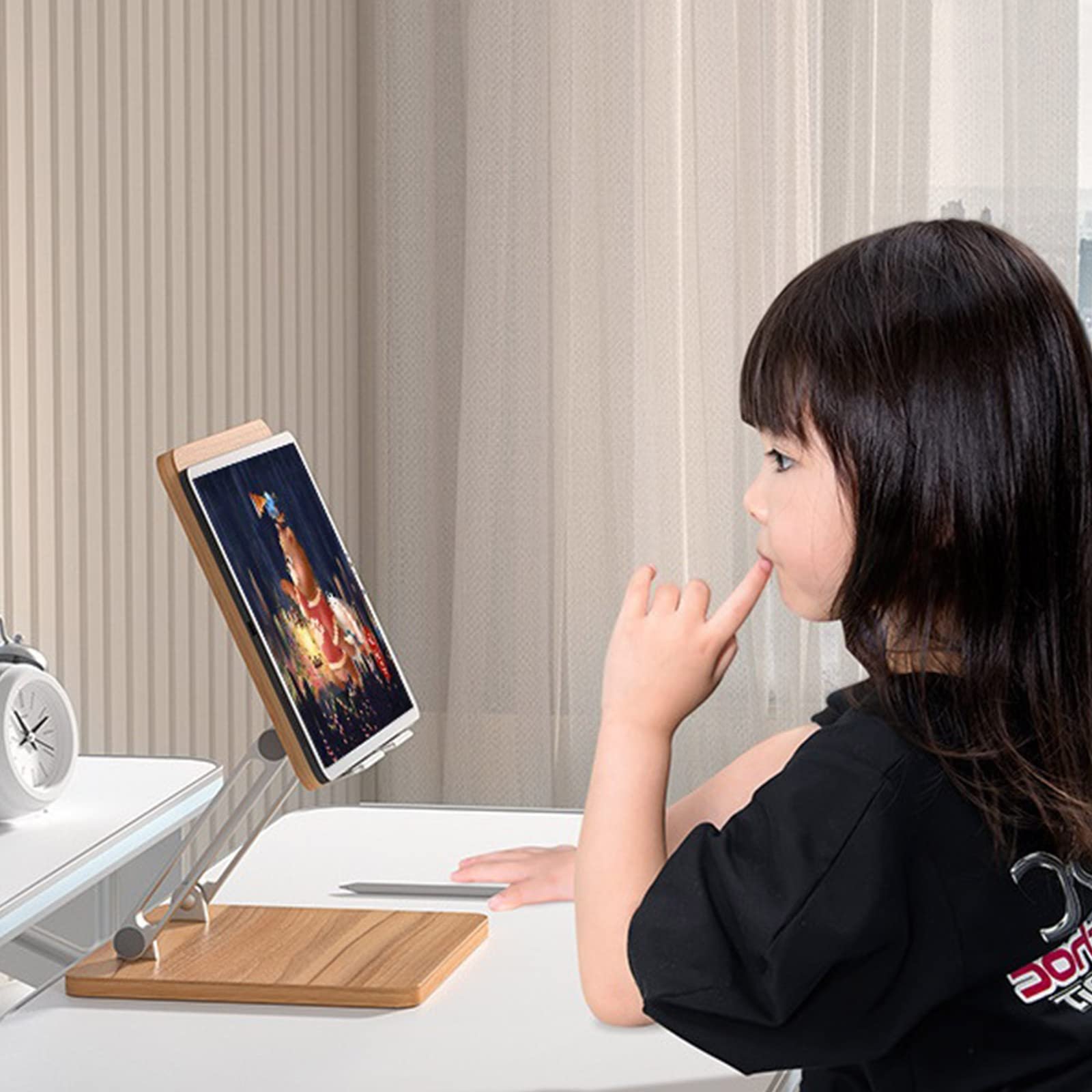 Підставка для ноутбука Holzlaptop Регульована висота Дерев'яний тримач для ноутбука 12-17 дюймів, фото №7 Підставка для ноутбука Holzlaptop Регульована висота Дерев'яний тримач для ноутбука 12-17 дюймів, фото №7