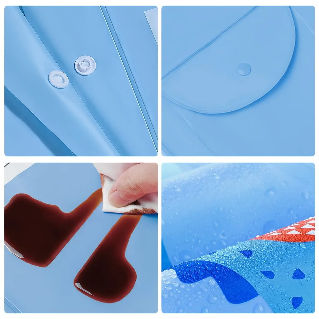 Дитячий дощовий пончо дощовик для хлопчиків і дівчаток, фото №5