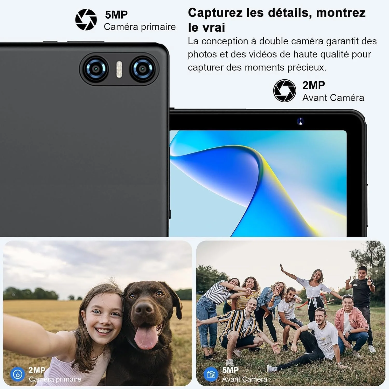 Планшет 10.1" Biegedy B22 6+14/128Gb 8 ядер Android 14 6000 mAh Чорний, фото №5