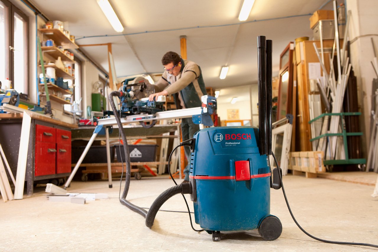 Пылесос Bosch Professional GAS 20 L SFC 20 L черный / синий / красный, фото №2
