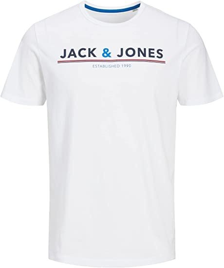 Футболка JACMONT TEE SS LW 12205227- Jack&Jones  Білий XL, фото №1