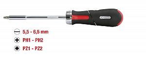 Отвертка-трещотка с битами KS Tools 159.2051 1/4" Revolver 7 предметов цена на synthetic.ua - Фото 1 Отвертка-трещотка с битами KS Tools 159.2051 1/4" Revolver 7 предметов synthetic.ua - Фото 1