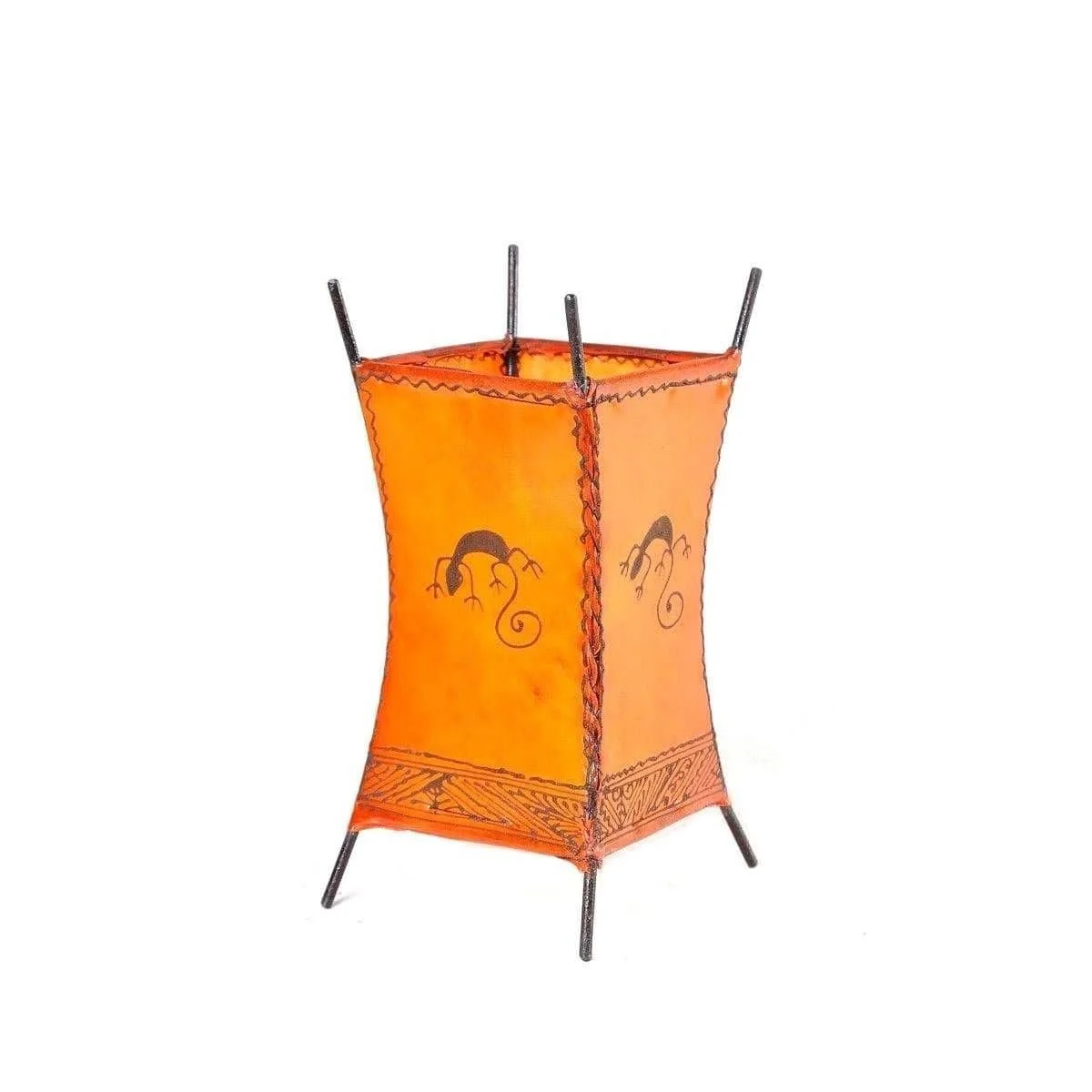 Настільна лампа Simandra Oriental Carree Gecko 30 см Оранжевий, фото №1