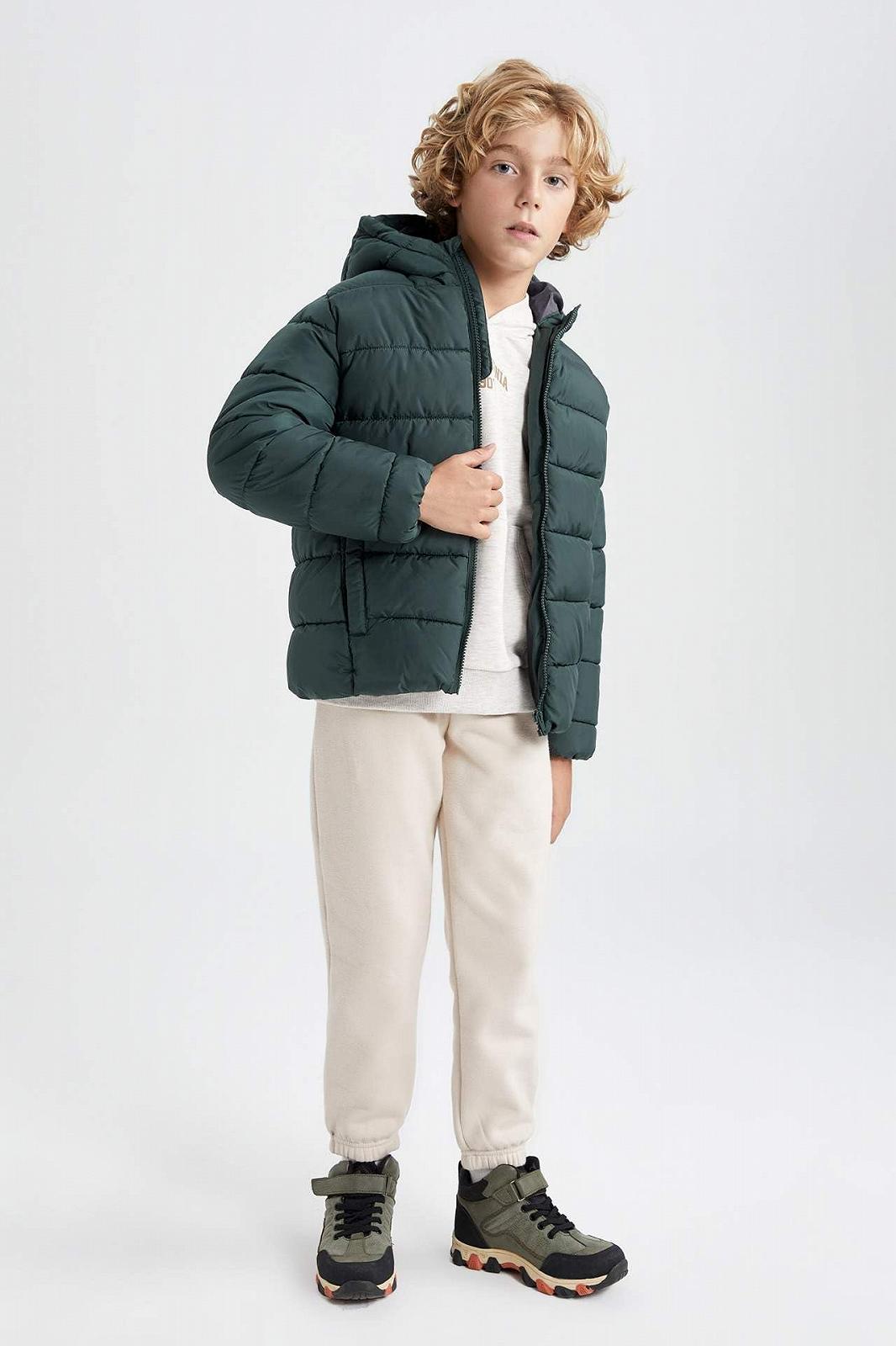 Зимняя куртка DeFacto для мальчиков, стандартный крой, с капюшоном, фото №6 Зимняя куртка DeFacto для мальчиков, стандартный крой, с капюшоном, фото №6