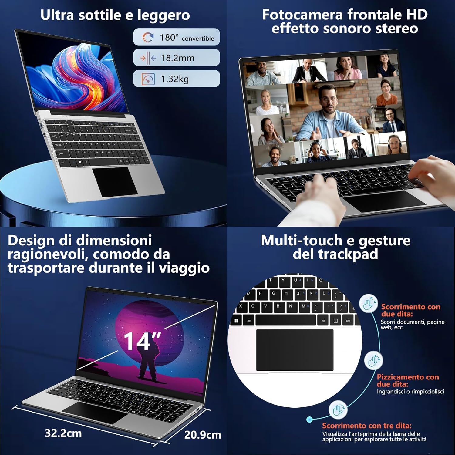 Ноутбук 14" BVATE B8 Intel Celeron N4020 RAM 8GB SSD 256GB Win11 (UKR), фото №8