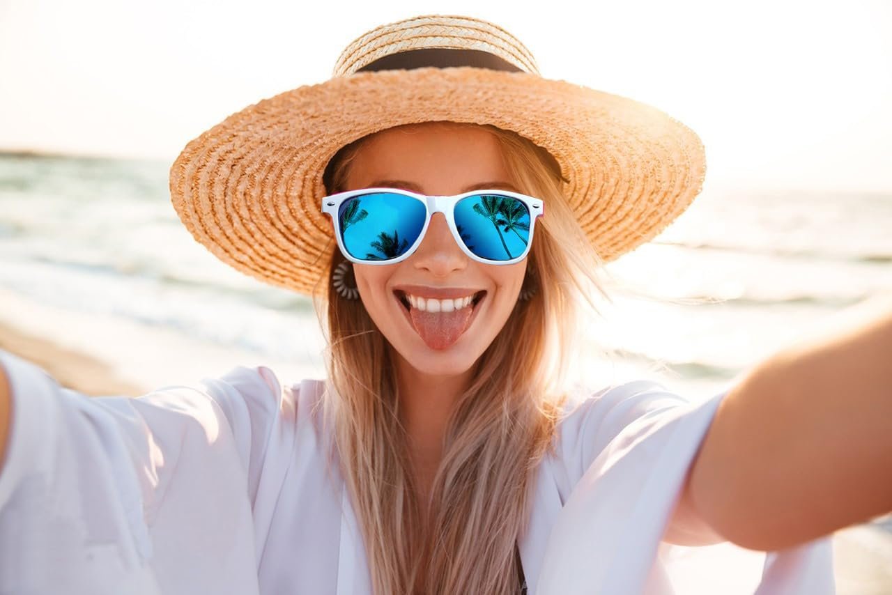 Солнцезащитные очки FSMILING Nerd, цветные, фото №3