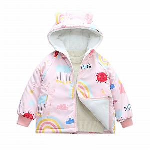 Детская куртка Generisch для весны, для средних и маленьких детей, куртка с длинными рукавами и капюшоном, повседневная уличная куртка, верхняя одежда для девочек, переходная куртка для активного отдыха - Фото 1