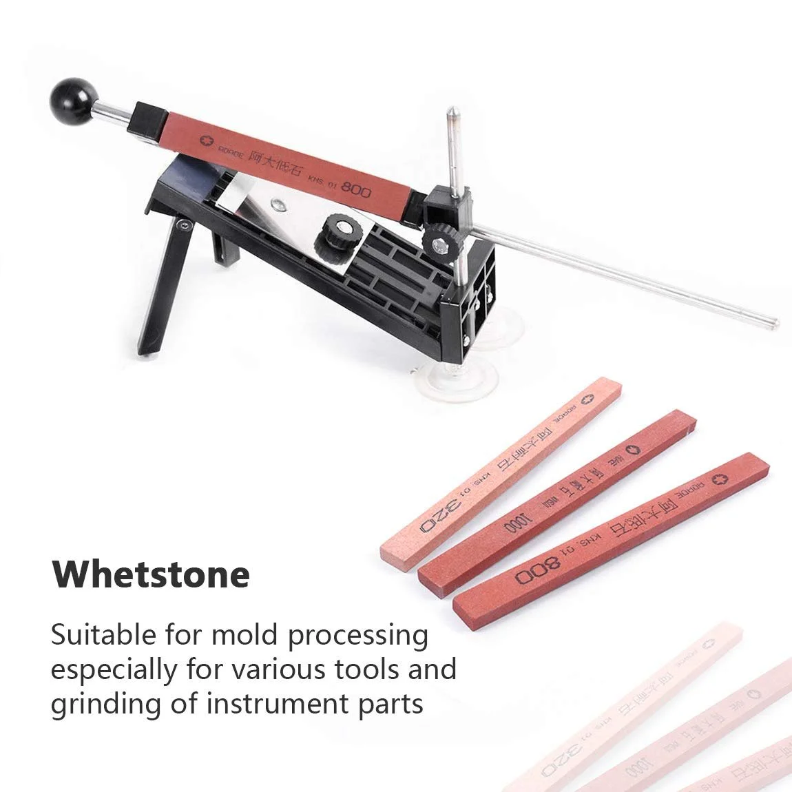 Набір точильних каменів Atoplee 10 шт. 120#-1000# 150x12x6 мм, фото №3