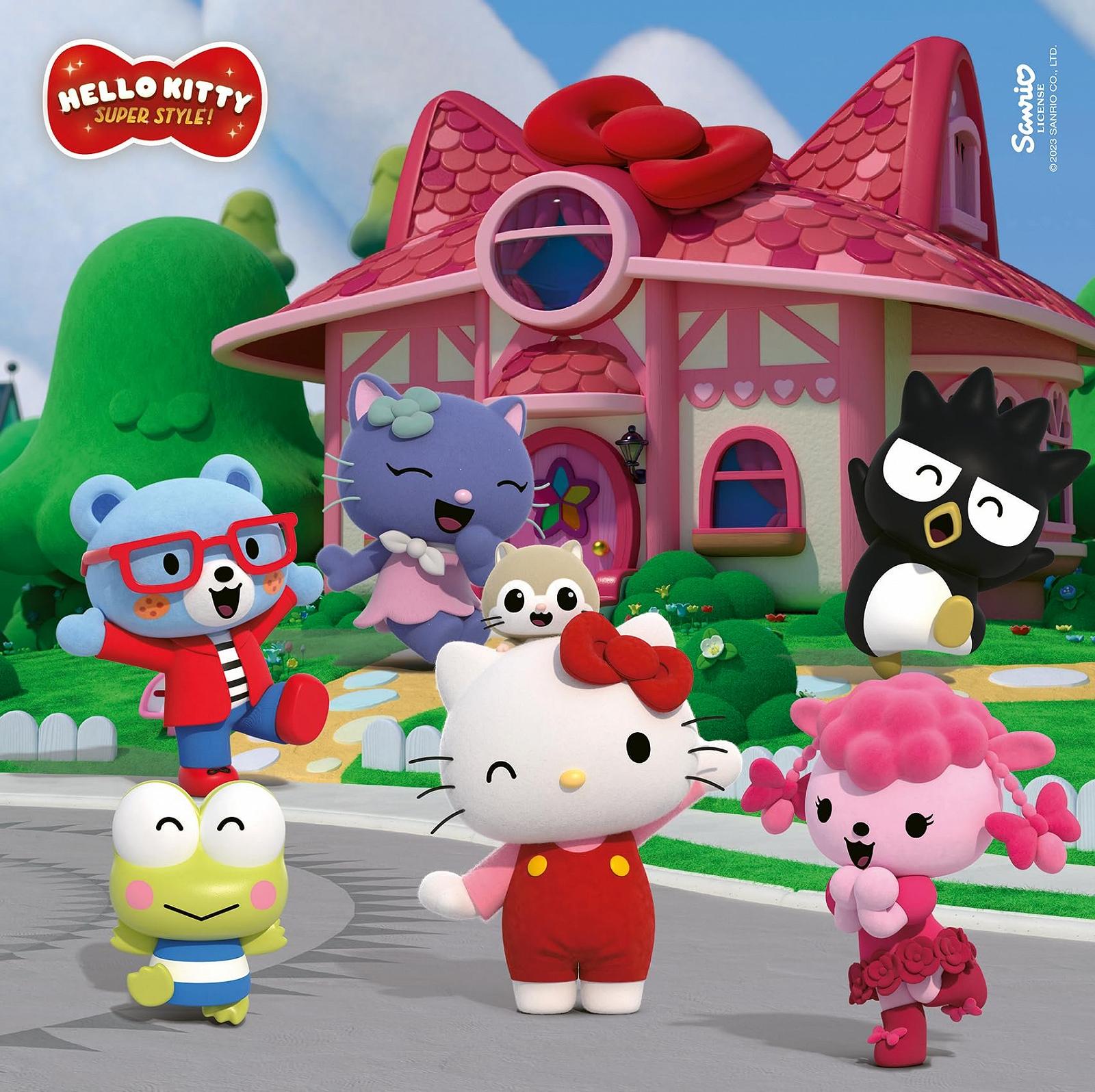 Дитячий пазл Ravensburger Hello Kitty Adventure in Cherry Town 12001035 3 x 49 деталей від 5 років, фото №2