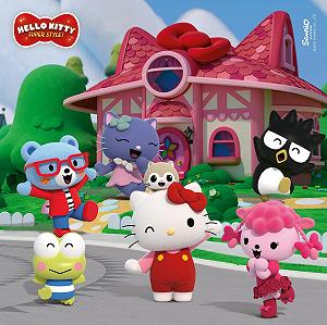 Дитячий пазл Ravensburger Hello Kitty Adventure in Cherry Town 12001035 3 x 49 деталей від 5 років synthetic.ua - Фото 1