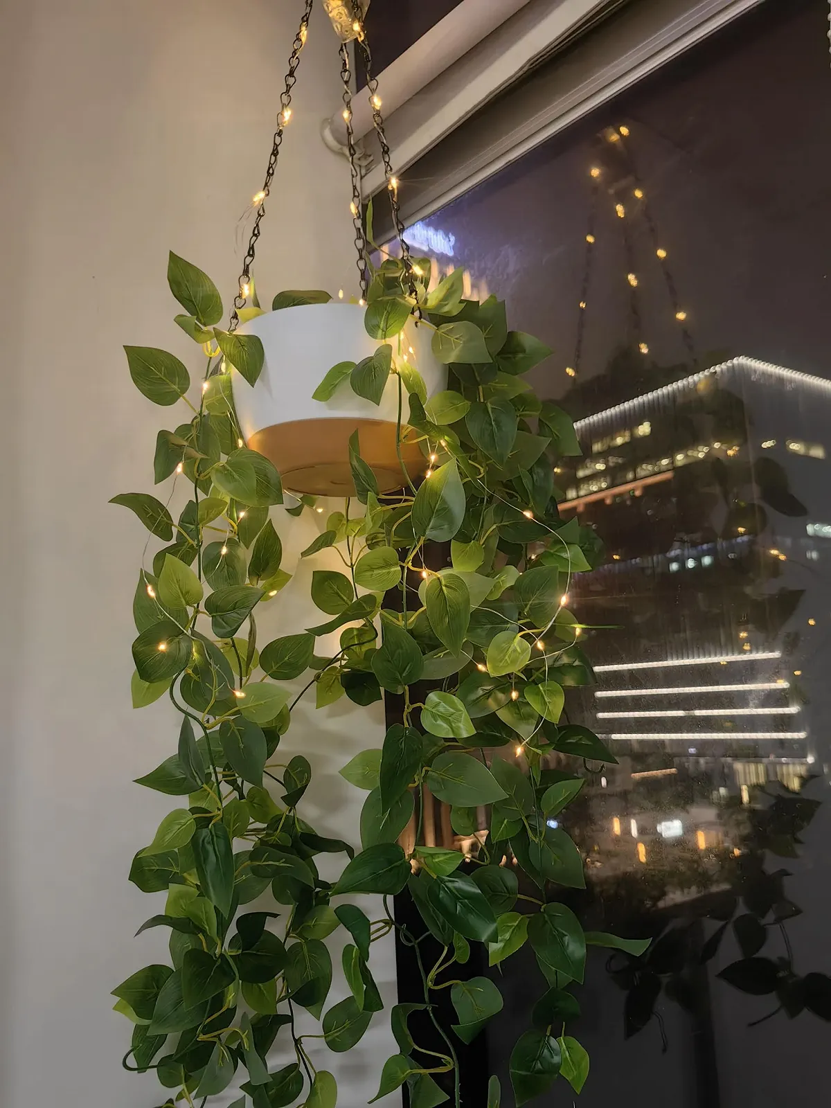 Підвісний горщик для квітів з підсвічуванням набір з 2 шт., фото №3