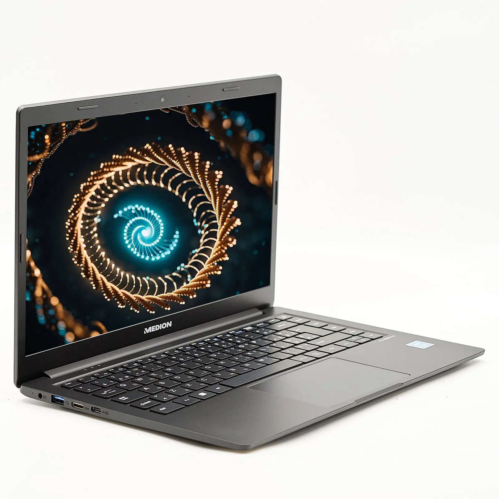 Ноутбук 14" Medion (Lenovo Group) Akoya E4251 Intel RAM 4 ГБ SSD 512 ГБ Intel UHD Graphics Метал FullHD IPS Win10 (4681), фото №3