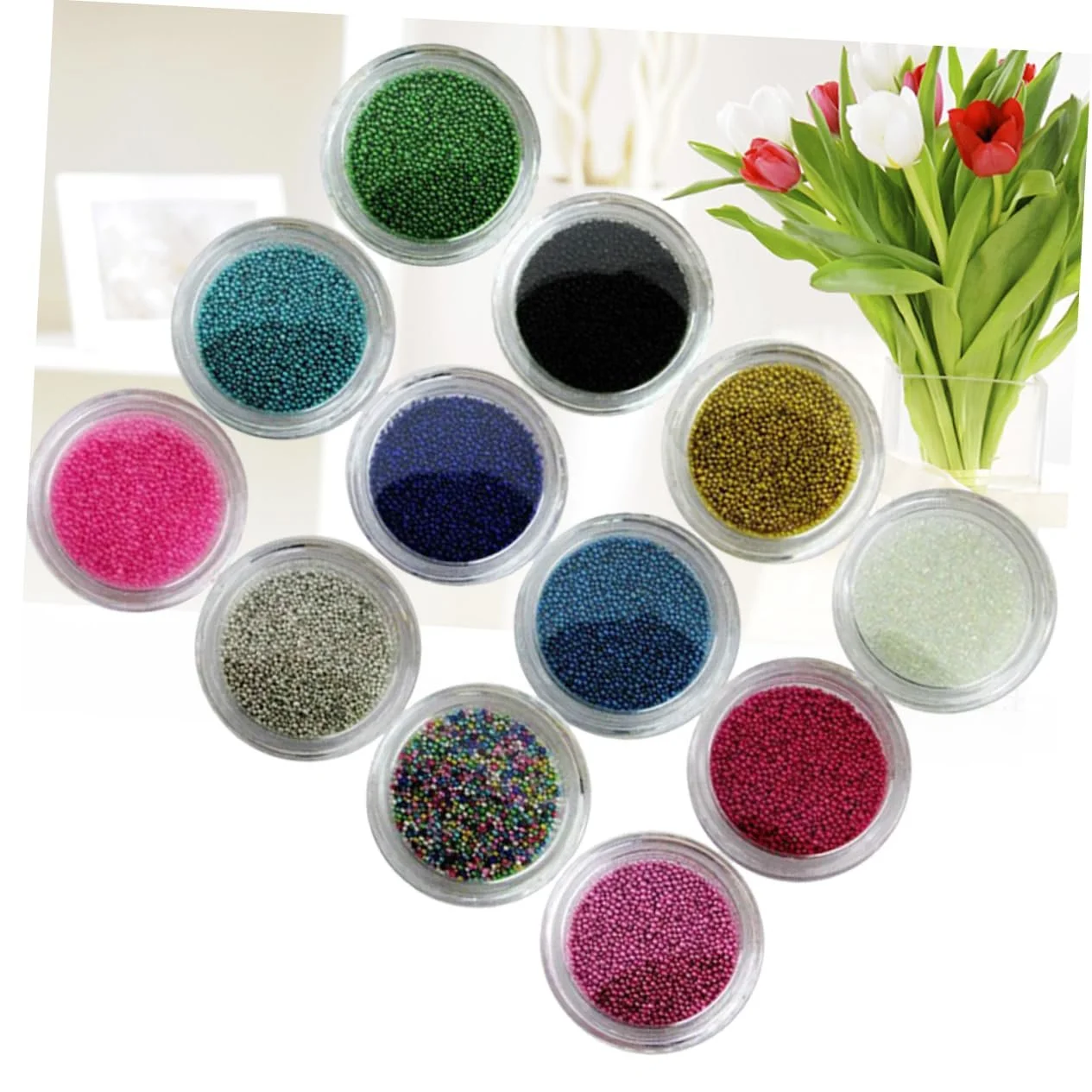 Кульки для нігтів minkissy, 12 кольорів, фото №8