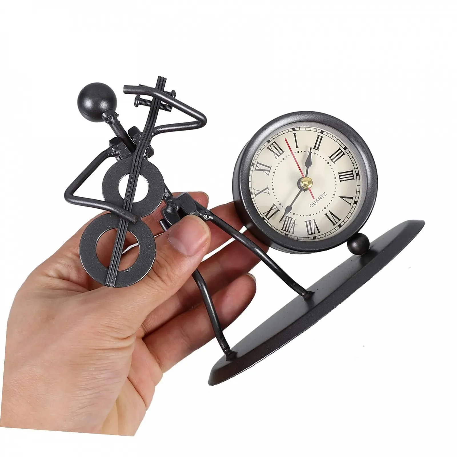 Настольные часы VICASKY Ретро Железные декоративные для дома и офиса, фото №4